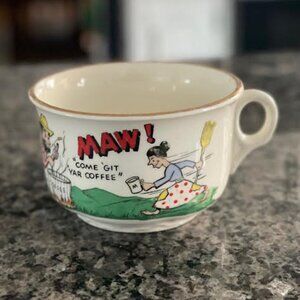 Hillbilly Mug- Maw Git Yer Coffee- Mug